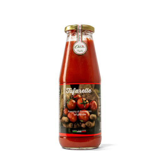 Immagine di Passata di pomodoro, 2 bottiglie da 720ml, sugo, condimento, Tufarelle