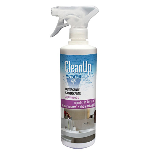 Immagine di Clean up-detergente e sanificante neutro per superfici delicate 500ml metacril 12000501