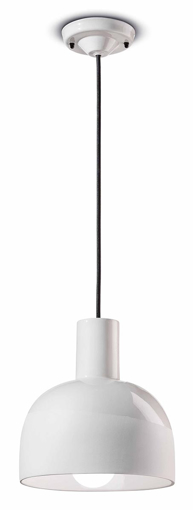 Immagine di Caxixi sospensione  pendantbianco grezzo  natural white  - 1 x max 53w e27 - ip20