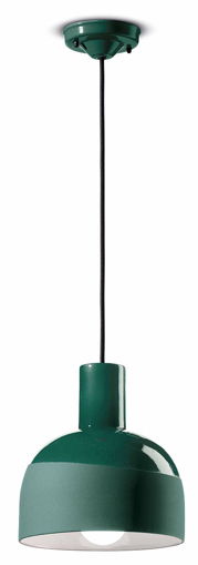 Immagine di Caxixi sospensione  pendantverde bottiglia  bottle green - 1 x max 53w e27 - ip20