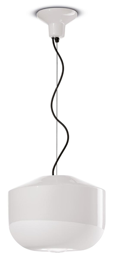 Immagine di Bellota sospensione d.35  pendant d.35bianco grezzo  natural white  - 1 x max 53w e27 - ip20