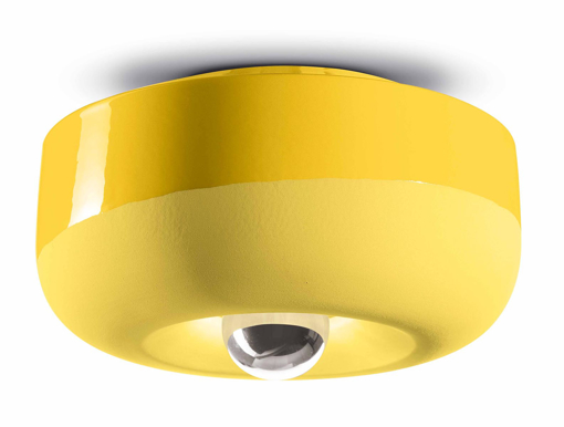 Immagine di Bellota plafoniera  ceiling lampgiallo limone  lemon yellow - 1 x max 53w e27 - ip20