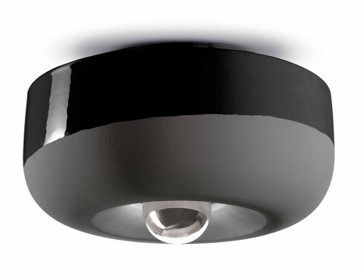 Immagine di Bellota plafoniera  ceiling lampnero carbone  carbon black  - 1 x max 53w e27 - ip20