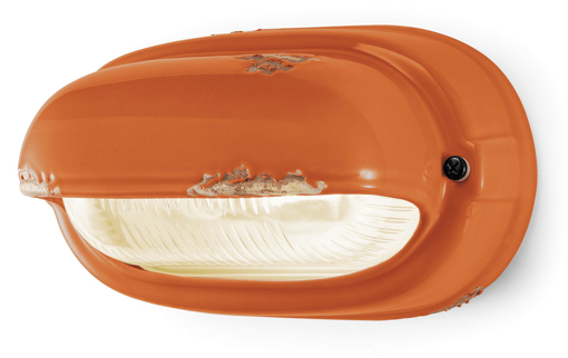 Immagine di Vintage applique  wall lampvintage arancio  vintage orange - 1 x max 42w e27 - ip20