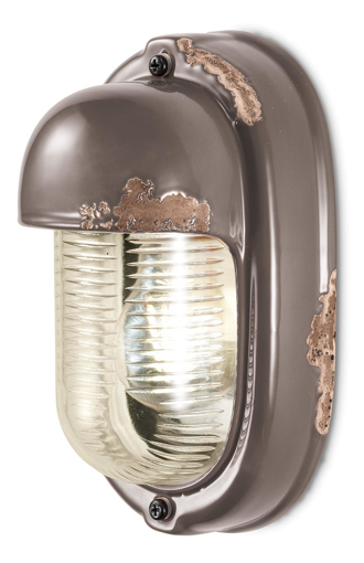 Immagine di Vintage applique  wall lampvintage tortora  vintage dove gray - 1 x max 42w e27 - ip20