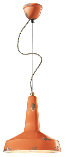 Immagine di Vague - vintage sospensione  pendantvintage arancio  vintage orange - 1 x max 53w e27 - ip20