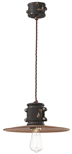 Immagine di Urban sospensione d.40  pendant d.40vintage nero  vintage black - 1 x max 53w e27 - ip20