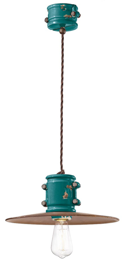 Immagine di Urban sospensione d.40  pendant d.40vintage verde  vintage green oil - 1 x max 53w e27 - ip20