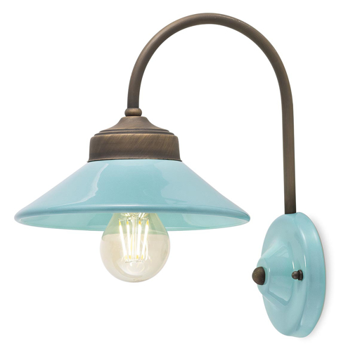 Immagine di Colors applique  wall lampazzurro  light blue - 1 x max 77w e27 - ip20