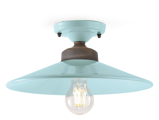 Immagine di Colors plafoniera d.30  ceiling lamp d.30azzurro  light blue - 1 x max 77w e27 - ip20