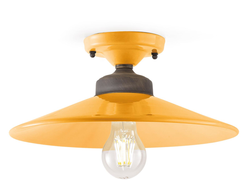 Immagine di Colors plafoniera d.30  ceiling lamp d.30giallo  yellow - 1 x max 77w e27 - ip20