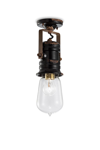 Immagine di Urban plafoniera   ceiling lamp vintage nero  vintage black - 1 x max 53w e27 - ip20