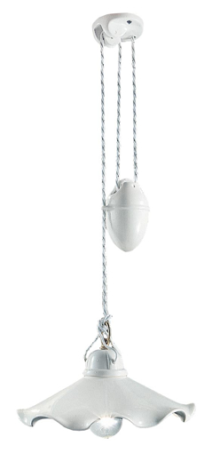 Immagine di Belluno sospensione saliscendi  rise and fall pendant1 x max 75w e27 - ip20