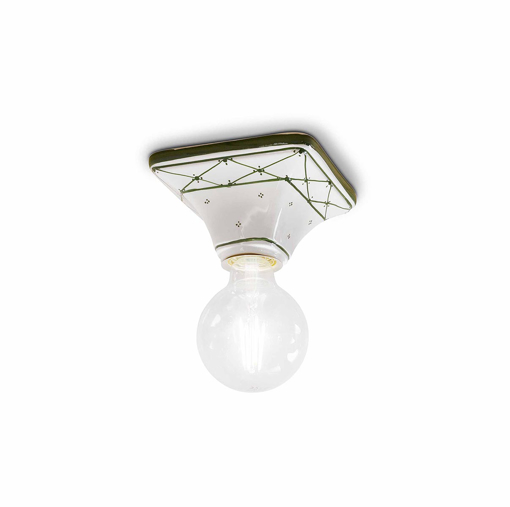 Immagine di Trieste plafoniera  ceiling lamp1 x max 100w e27 - ip20