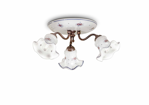 Immagine di Chieti plafoniera  ceiling lamp3 x max 42w e14 - ip20