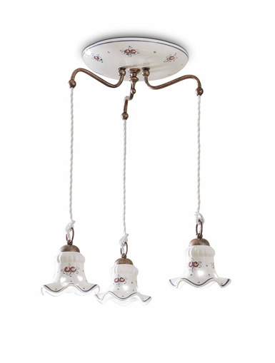 Immagine di Chieti sistema sospensioni a 3 luci  3 - lights suspension system3 x max 42w e14 - ip20