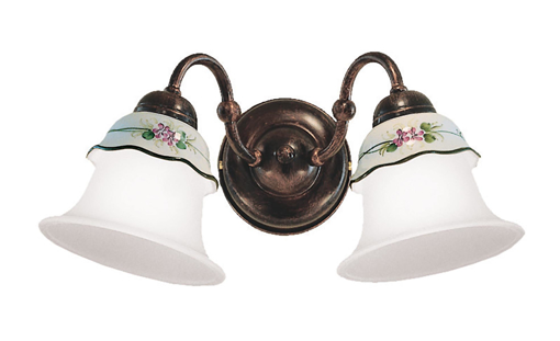 Immagine di Ferrara applique  wall lamp2 x max 60w e14 - ip20