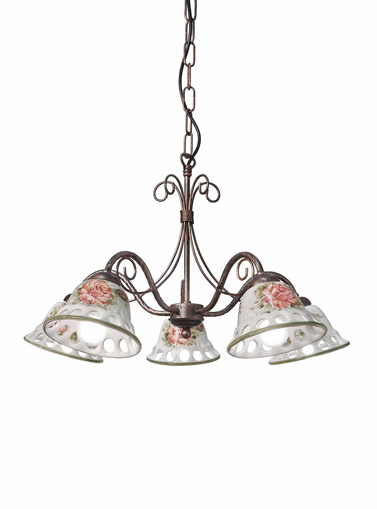 Immagine di Napoli lampadario  chandelier5 x max 42w e14 - ip20