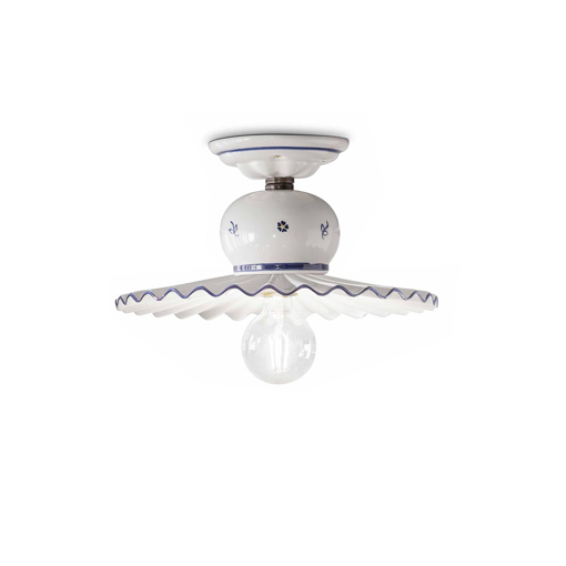 Immagine di Roma plafoniera  ceiling lamp1 x max 75w e27 - ip20