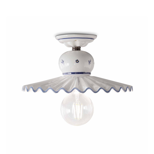 Immagine di Roma plafoniera  ceiling lamp1 x max 75w e27 - ip20