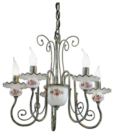 Immagine di Sanremo lampadario  chandelier5 x max 42w e14 - ip20