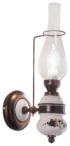 Immagine di Pompei applique  wall lamp1 x max 60w e14 - ip20