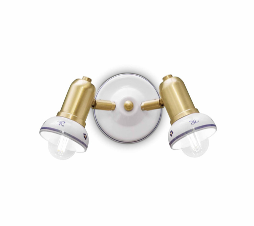 Immagine di Savona applique  wall lamp2 x max 42w e14 - ip20