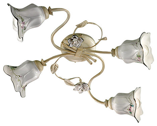 Immagine di Pisa plafoniera  ceiling lamp4 x max 42w e14 - ip20