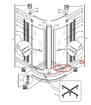 Immagine di Ricambio guarnizione sottoporta per tecnolux curvo 8mm cesana 62090044786