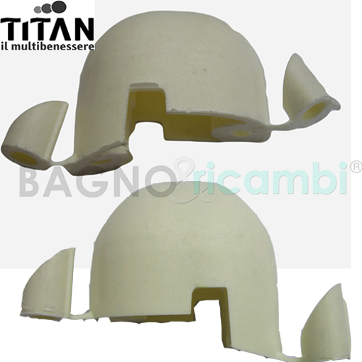 Immagine di Ricambio coppia tampone battuta vetro kendo titan 30b15bi02