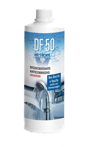 Immagine di Df50- disincrostante x superfici acriliche, ceramiche e parti cromate 500 ml metacril