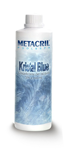 Immagine di Kristal blue chiarificante a base naturale per acqua spa e piscine 1lt 49501001