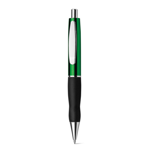 Immagine di Thick. penna a sfera con finitura metallizzata verde