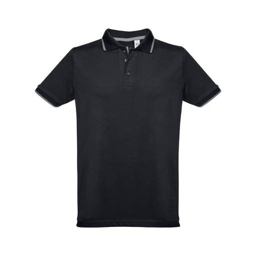 Immagine di Thc rome. polo "slim fit" da uomo nero s