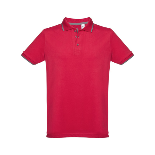 Immagine di Thc rome. polo "slim fit" da uomo rosso l