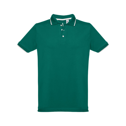 Immagine di Thc rome. polo "slim fit" da uomo verde scuro s