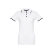 Immagine di Thc rome women wh. polo "slim fit" da donna bianco l