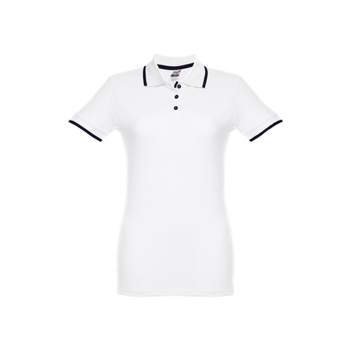 Immagine di Thc rome women wh. polo "slim fit" da donna bianco l