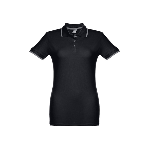 Immagine di Thc rome women. polo "slim fit" da donna nero l