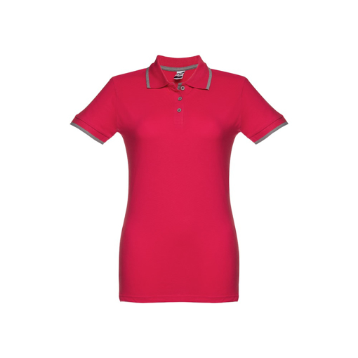 Immagine di Thc rome women. polo "slim fit" da donna rosso l