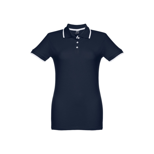 Immagine di Thc rome women. polo "slim fit" da donna blu scuro l