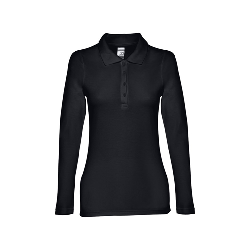 Immagine di Thc bern women. polo a manica lunga da donna nero s