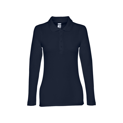 Immagine di Thc bern women. polo a manica lunga da donna blu scuro l