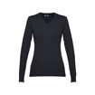 Immagine di Thc milan women. maglione con scollo a "v" da donna nero l