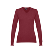 Immagine di Thc milan women. maglione con scollo a "v" da donna bordeaux l