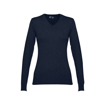 Immagine di Thc milan women. maglione con scollo a "v" da donna blu scuro l