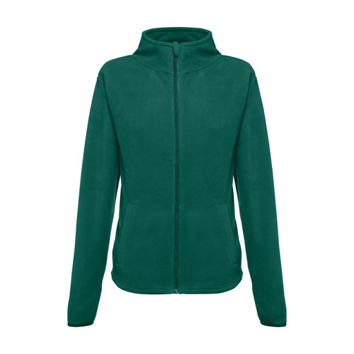 Immagine di Thc helsinki women. pile da donna con zip verde scuro m