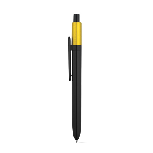 Immagine di Kiwu metallic. penna a sfera in abs giallo