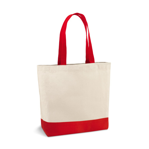 Immagine di Edmonton. borsa in canvas di cotone 100% rosso