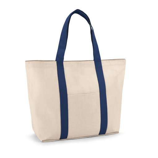 Immagine di Ville. borsa in canvas di cotone 100% blu